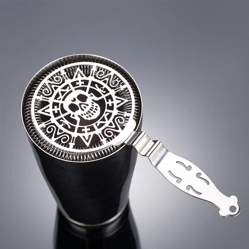 Skull Design Cocktail Strainer-Wine and Whiskey Decanter