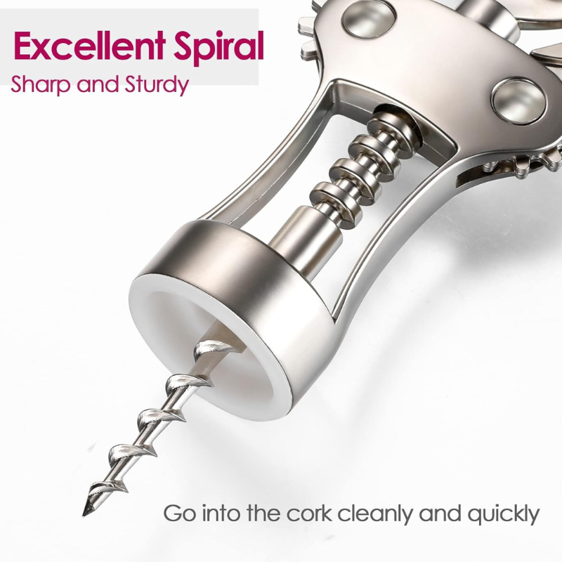 Spiral Wing Design Corkscrew Wine Opener