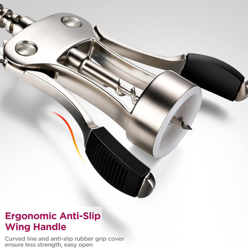 Spiral Wing Design Corkscrew Wine Opener-Wine and Whiskey Decanter