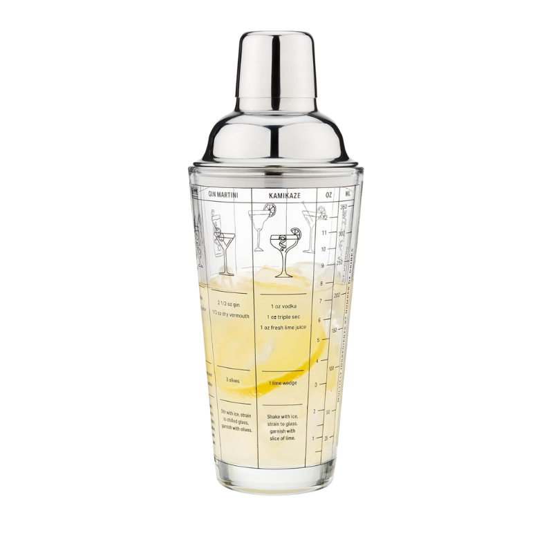 Minimalist Style Cocktail Shaker For Mixing And Leak Proof Design-Wine and Whiskey Decanter