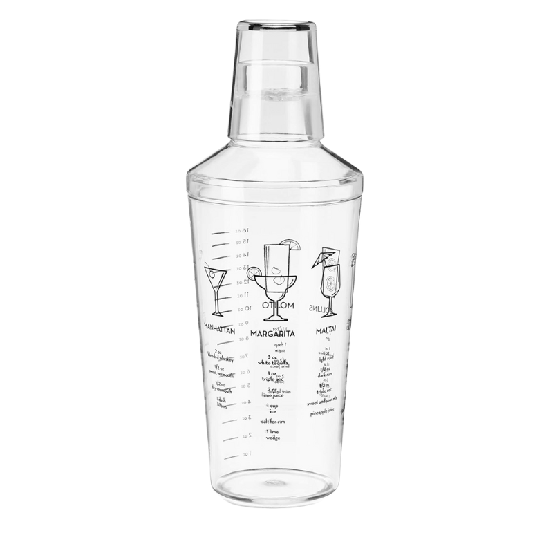 Minimalist Style Cocktail Shaker For Mixing And Leak Proof Design-Wine and Whiskey Decanter