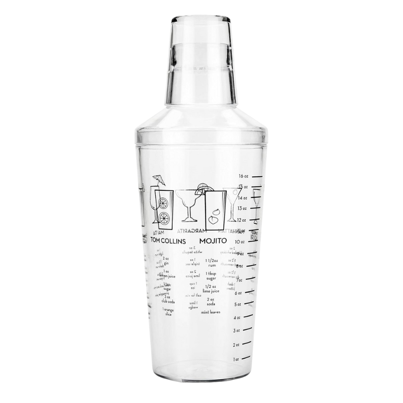 Minimalist Style Cocktail Shaker For Mixing And Leak Proof Design-Wine and Whiskey Decanter