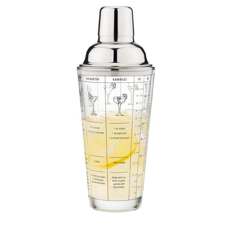 Minimalist Style Cocktail Shaker For Mixing And Leak Proof Design-Wine and Whiskey Decanter