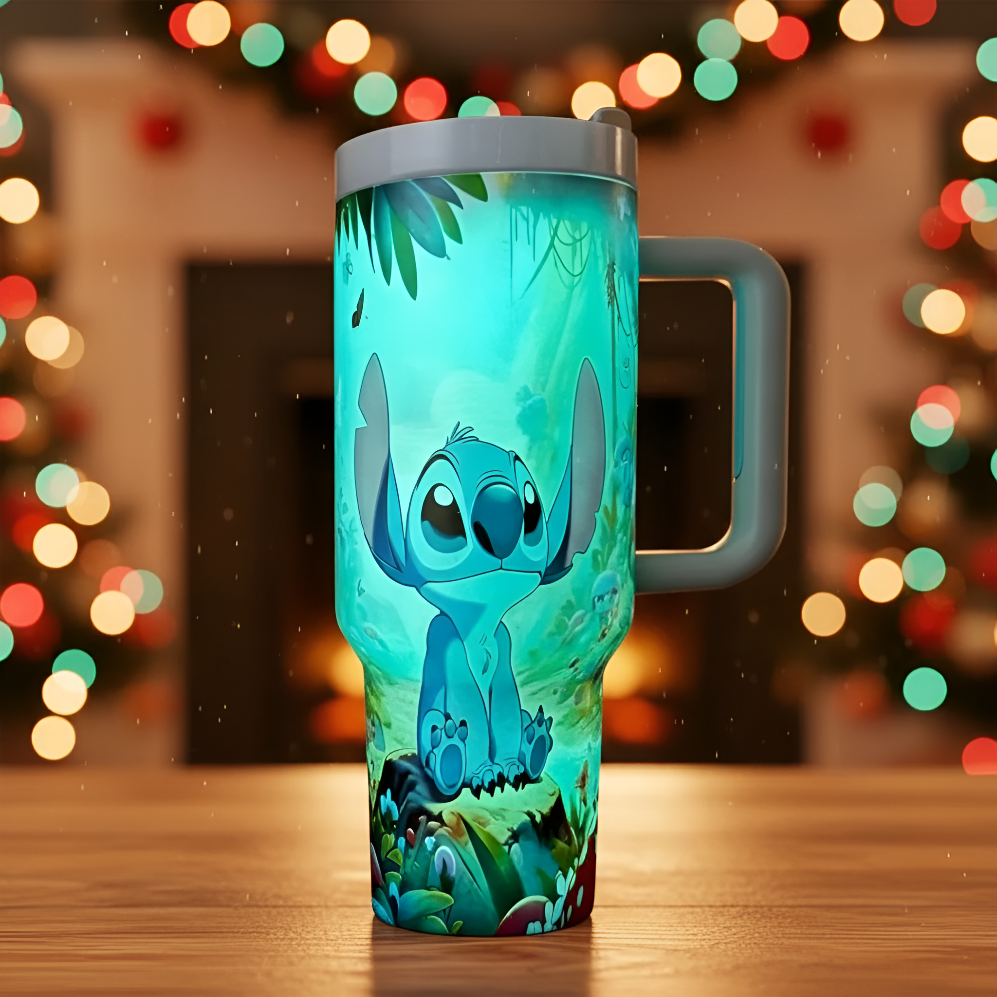 Stitch Stainless Travel Tumbler For Christmas Celebration
