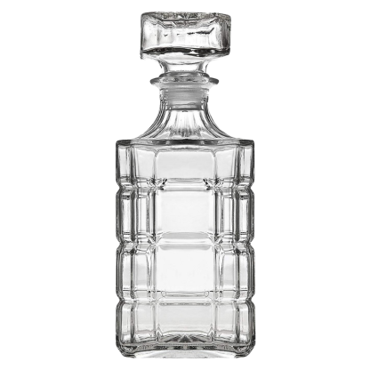 Classic Design Glass Decanter For Whiskey Enthusiasts-Wine and Whiskey Decanter