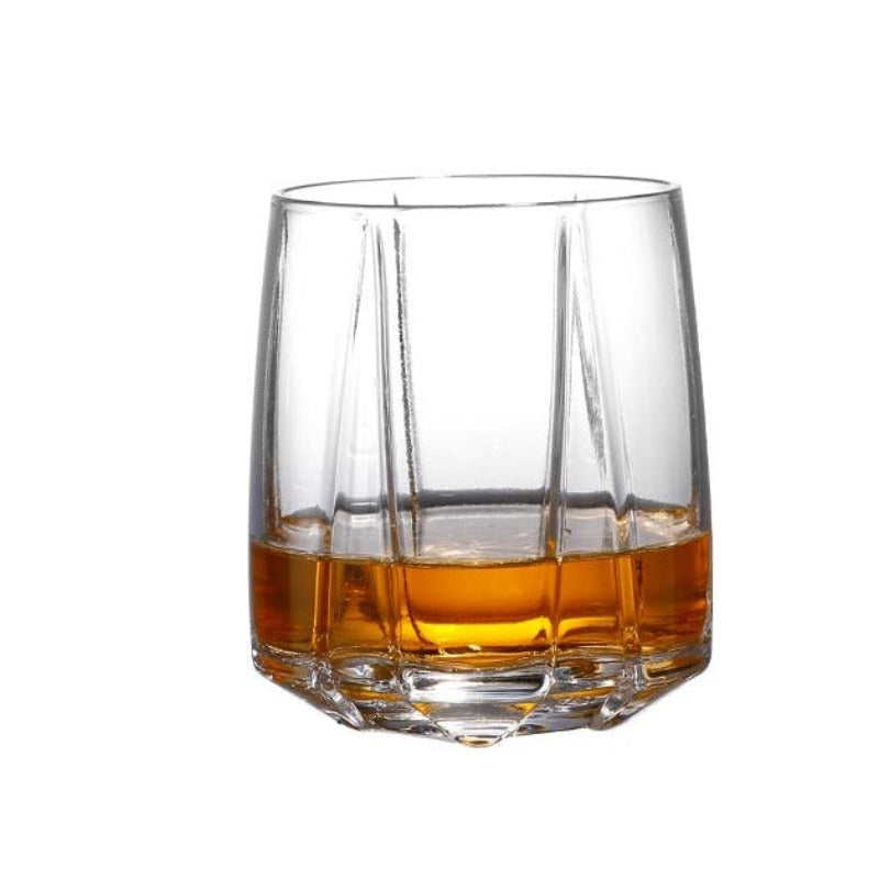 Twisted Whiskey Glass Set-Wine and Whiskey Decanter