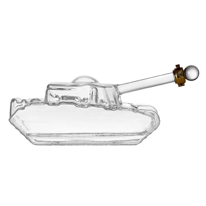Tank Shaped Whiskey Decanter
