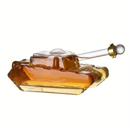 Tank Shaped Whiskey Decanter