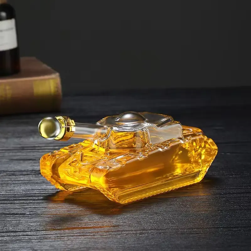 Tank Shaped Whiskey Decanter