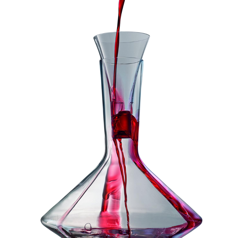 Geometric Design Tritan Crystal Carafe Wine Decanter