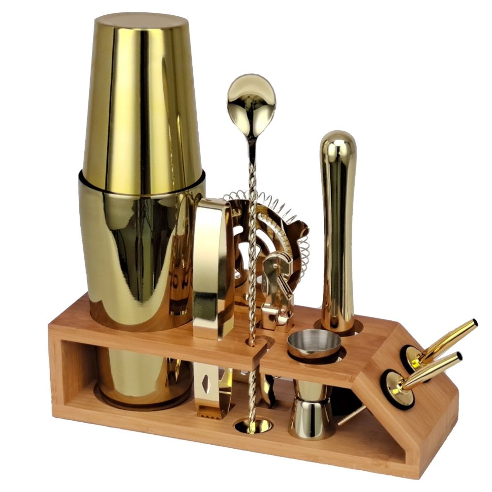 Mixology Cocktail Shaker Set-Wine and Whiskey Decanter