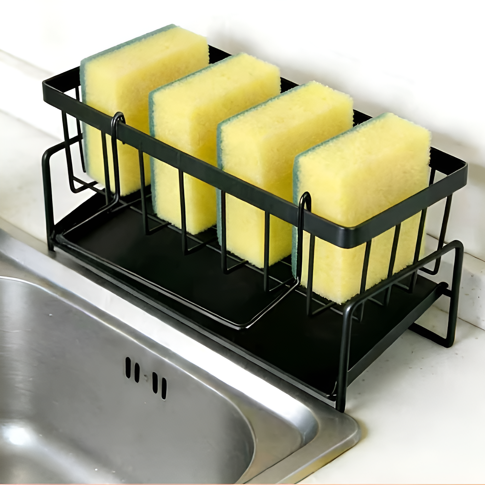 Kitchen Sink Caddy Organizer Tray for Countertops