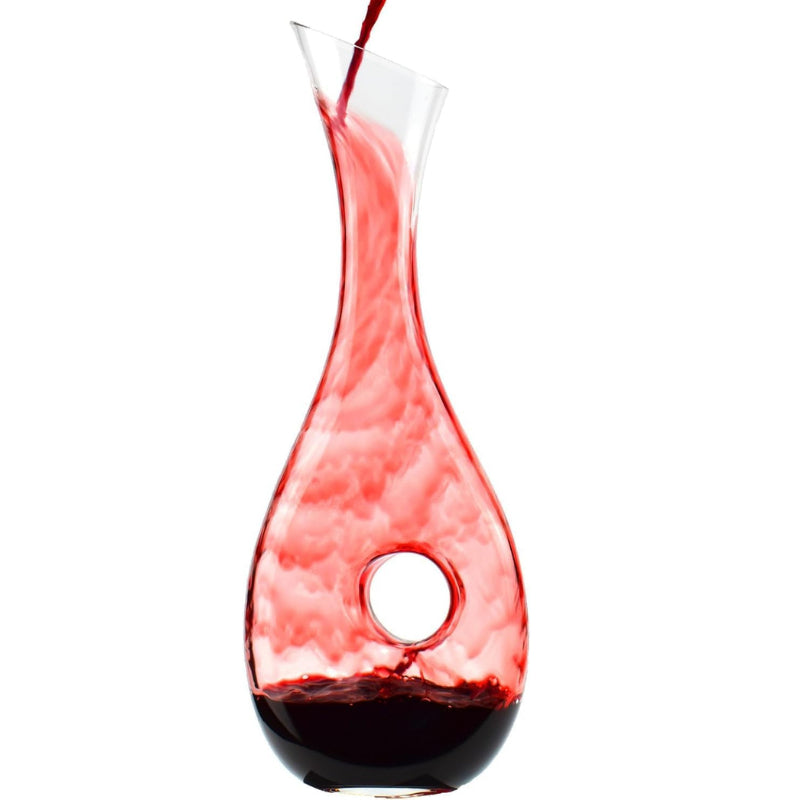 Lead Free Crystal Wine Decanter With Aerator-Wine and Whiskey Decanter