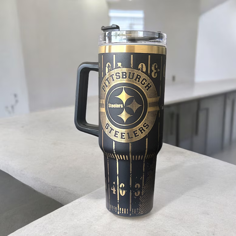 Pittsburgh Steelers 40 Oz Vacuum Insulated Tumbler