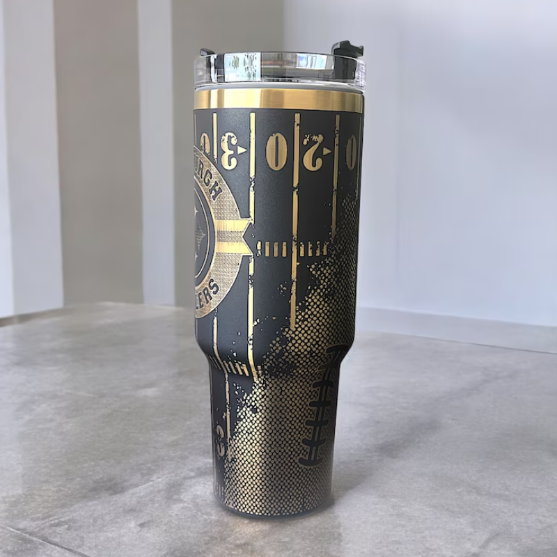 Pittsburgh Steelers 40 Oz Vacuum Insulated Tumbler