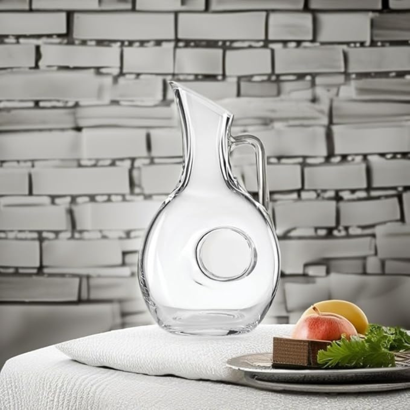 Versatile Glass Decanters And Pitchers For Beverage Serving