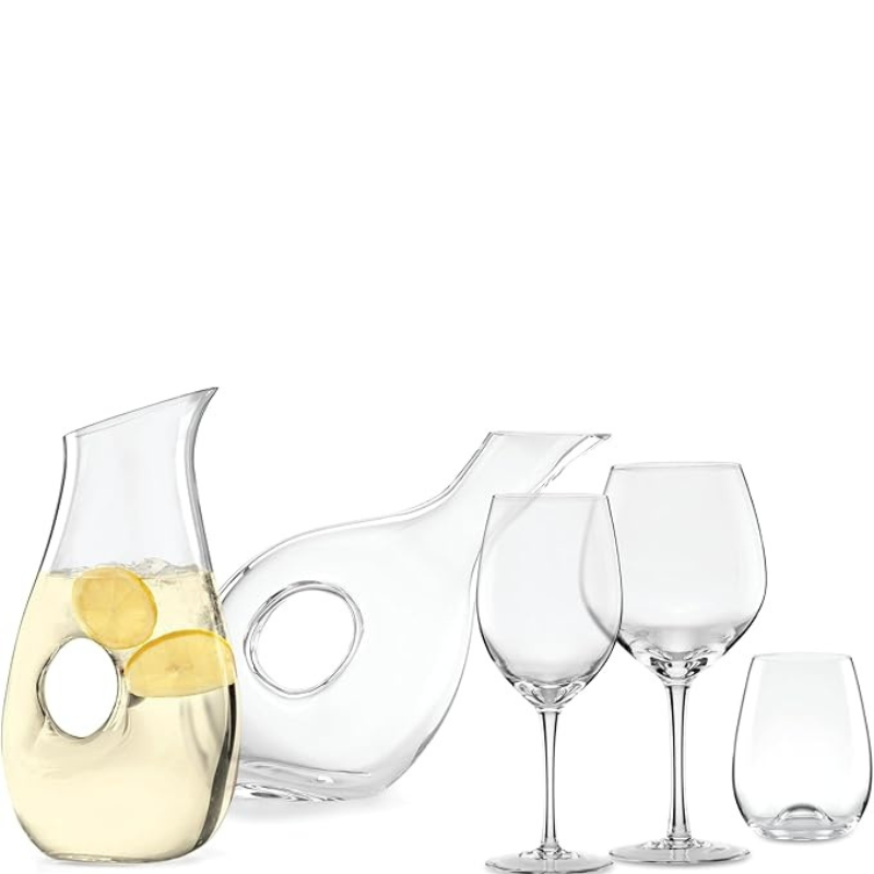 Versatile Glass Decanters And Pitchers For Beverage Serving