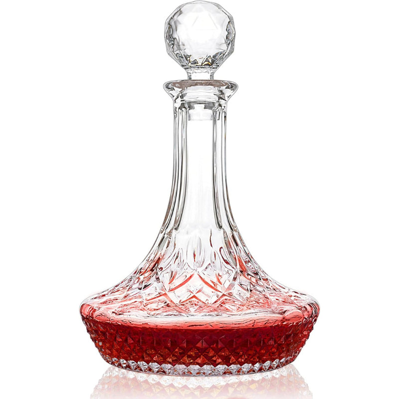 Crystal Wine Decanter Carafe-Wine and Whiskey Decanter