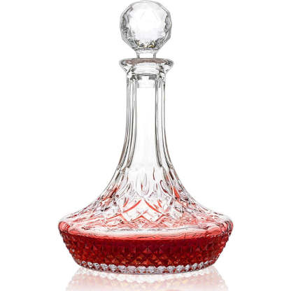 Crystal Wine Decanter Carafe-Wine and Whiskey Decanter