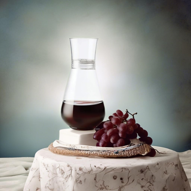 Versatile Use Clear Aerated Decanter-Wine and Whiskey Decanter