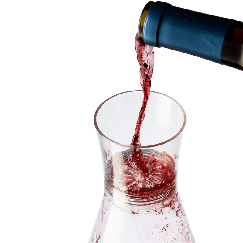 Versatile Use Clear Aerated Decanter-Wine and Whiskey Decanter