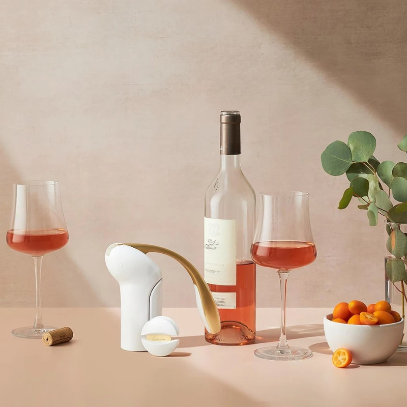 Vertical Corkscrew Wine Opener With Easy One Pull Design