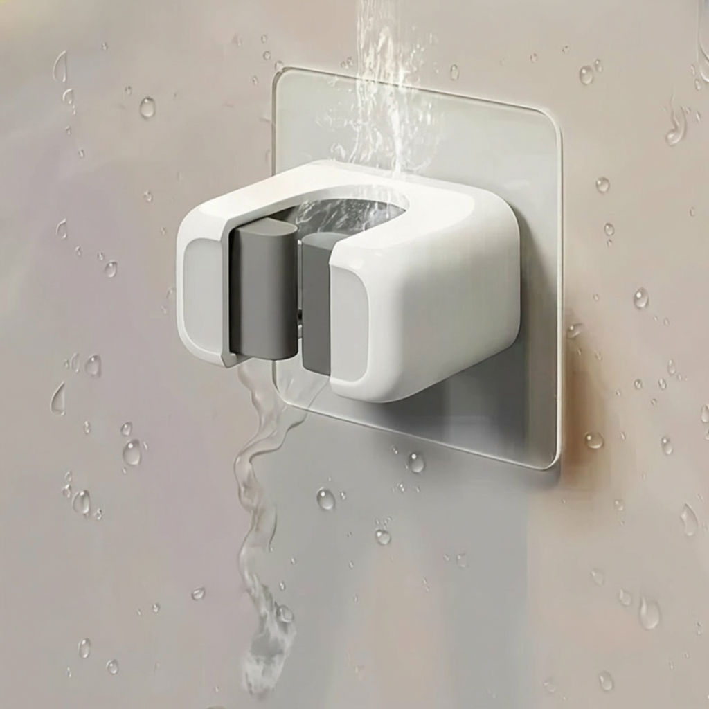 Wall Mounted Mop And Broom Holder With No Drill