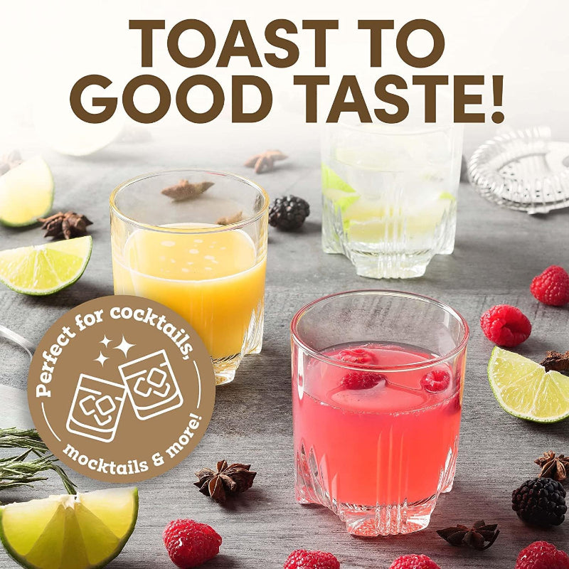 7 Piece Glass Whiskey Decanter Set-Wine and Whiskey Decanter