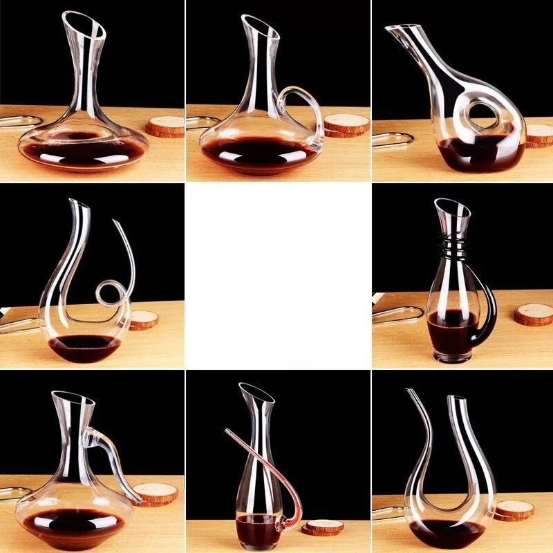 Crystal Wine Separator-Wine and Whiskey Decanter