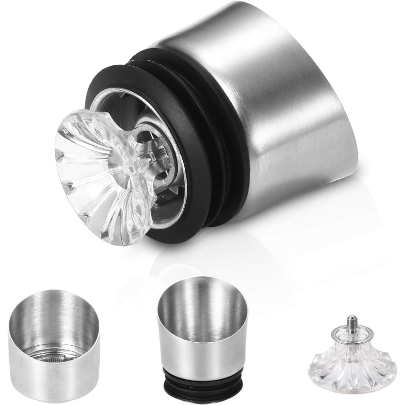 Glass Wine Decanter With Aerator And Waterfall Pourer