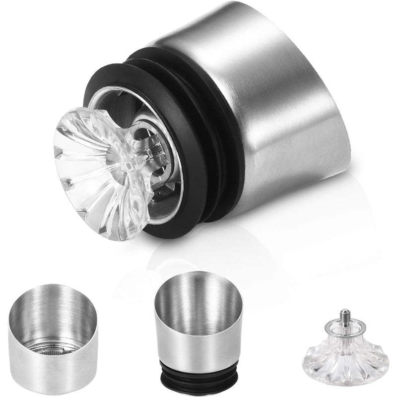 Glass Wine Decanter With Aerator And Waterfall Pourer-Wine and Whiskey Decanter