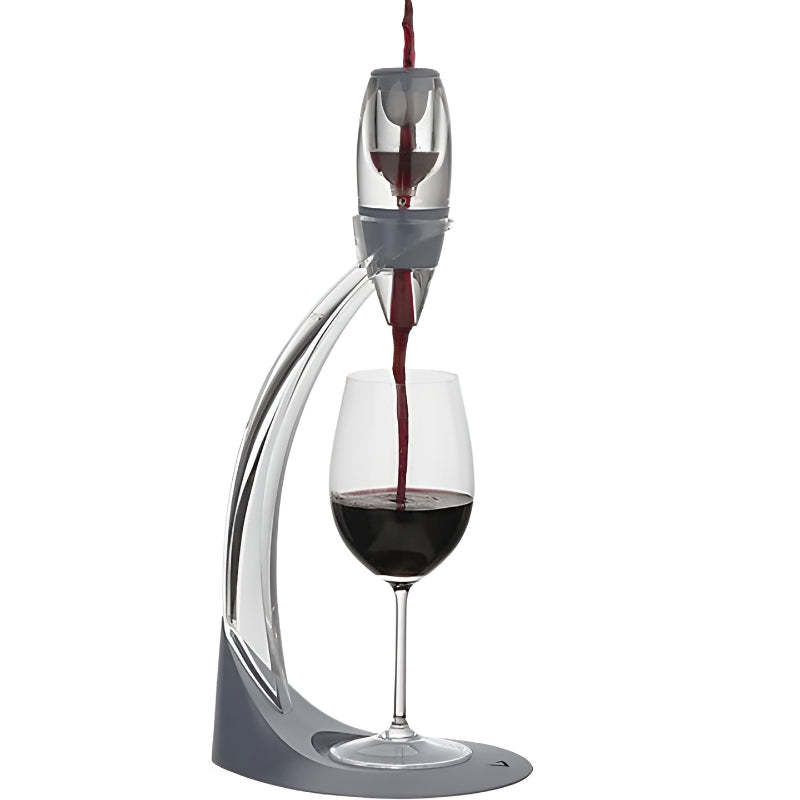Wine Aeration Pourer With Tower Stand-Wine and Whiskey Decanter