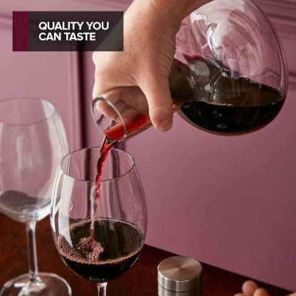 Wine Decanter With Aerator Lid-Wine and Whiskey Decanter