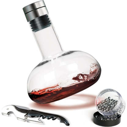 Wine Decanter With Aerator Lid-Wine and Whiskey Decanter