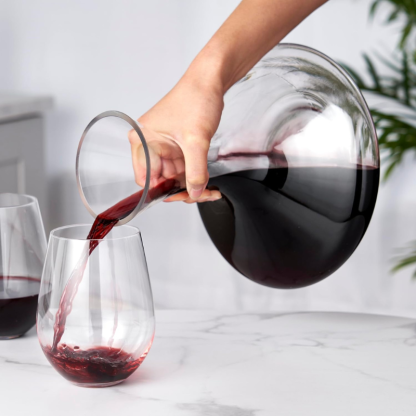 Wine Ellipse Traditional Decanter-Wine and Whiskey Decanter