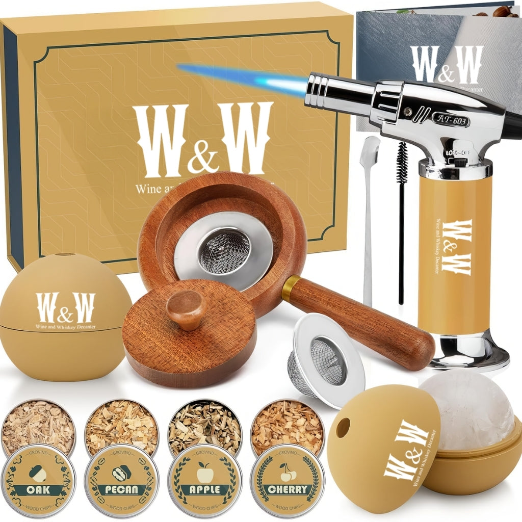 Flavored Drink Infuser Kit For Home-Wine and Whiskey Decanter