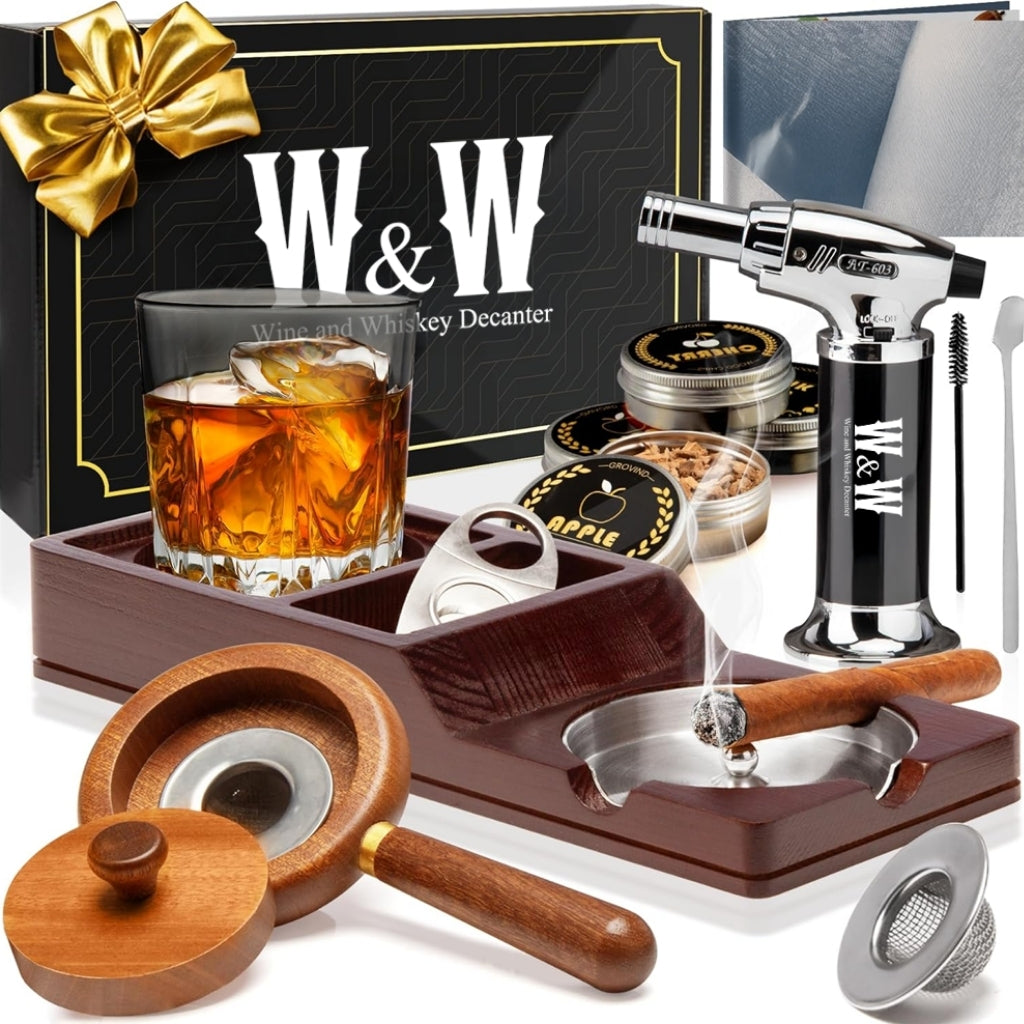 Flavored Drink Infuser Kit For Home-Wine and Whiskey Decanter