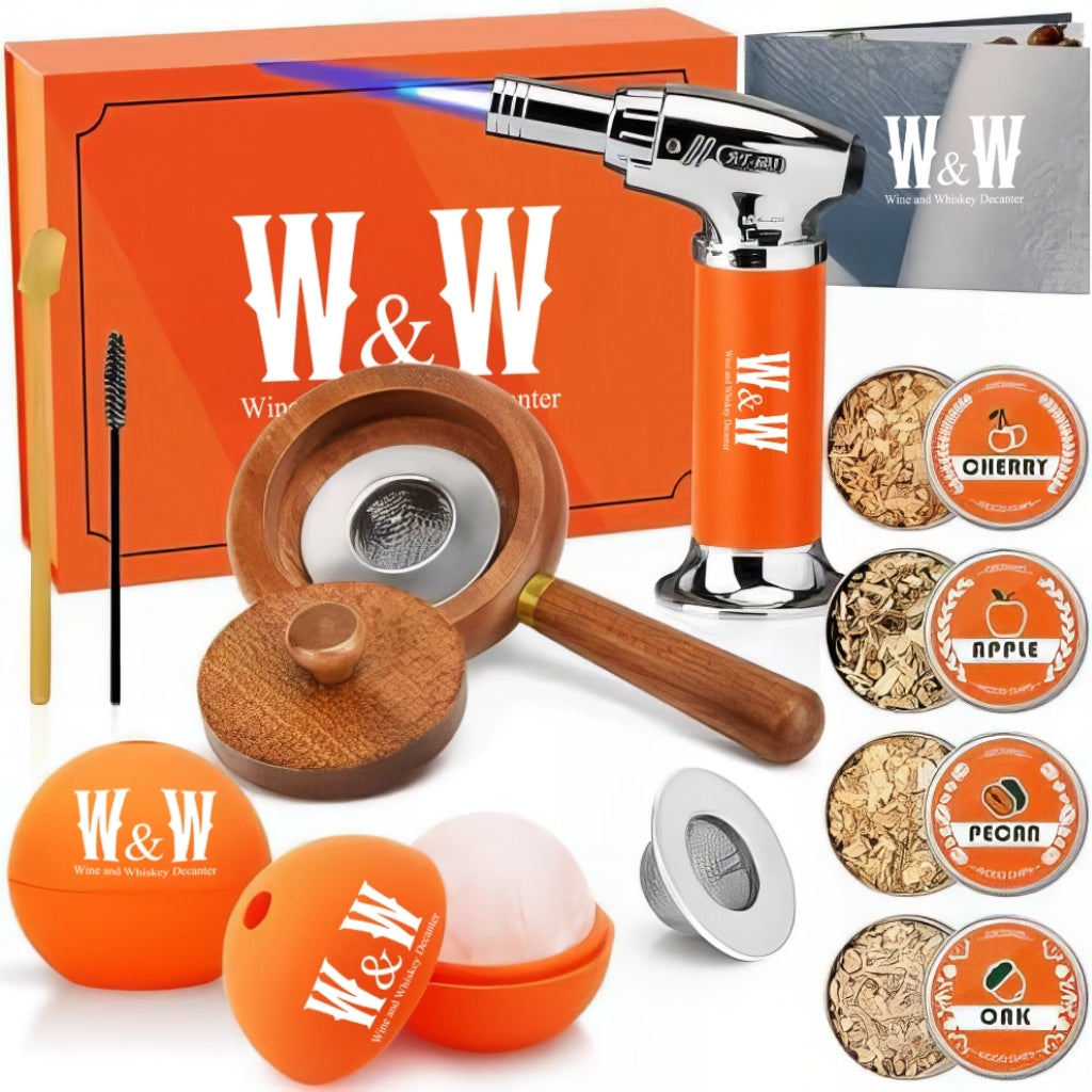 Flavored Drink Infuser Kit For Home-Wine and Whiskey Decanter