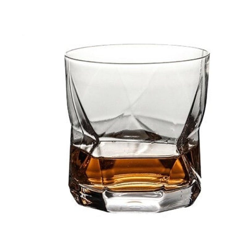Twisted Whiskey Glass Set-Wine and Whiskey Decanter