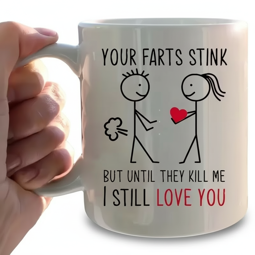 Funny Quote Printed Ceramic Coffee Mug