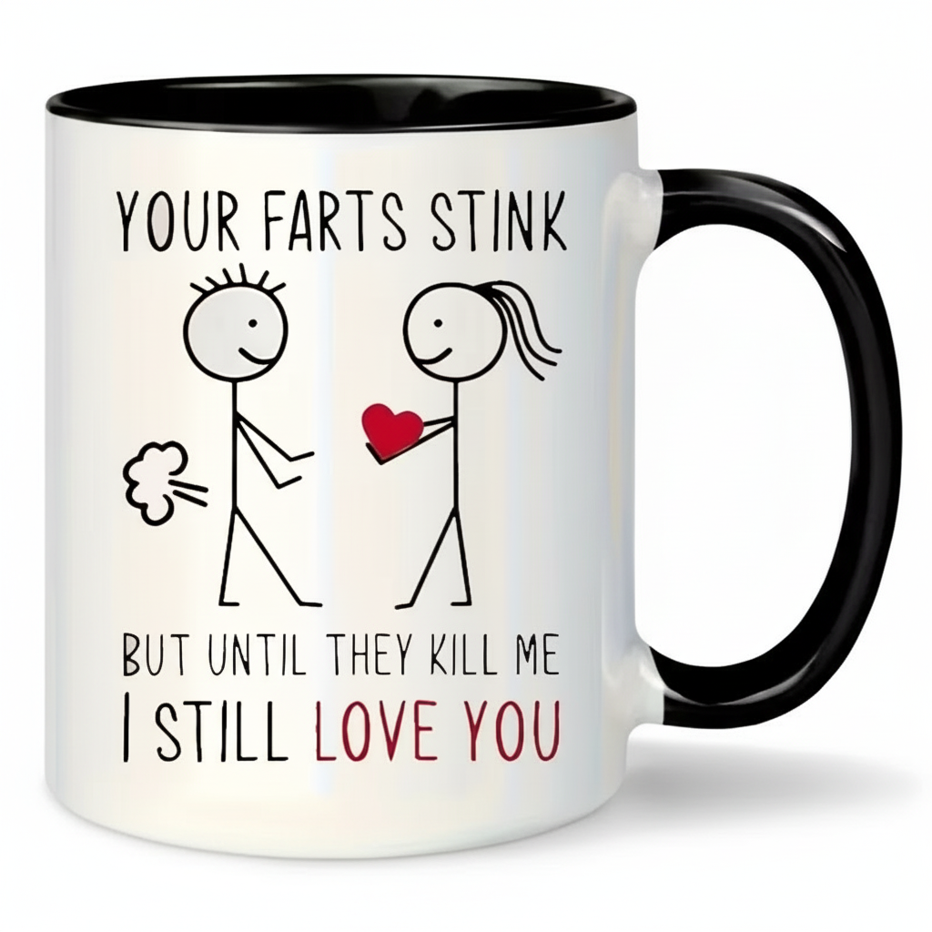 Funny Quote Printed Ceramic Coffee Mug