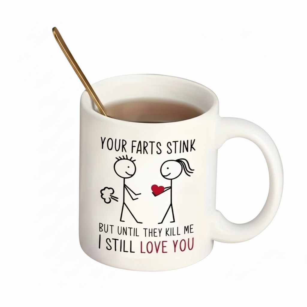 Funny Quote Printed Ceramic Coffee Mug