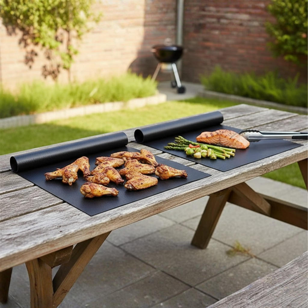 Non Stick Reusable Oven Mat For Grill Protection
