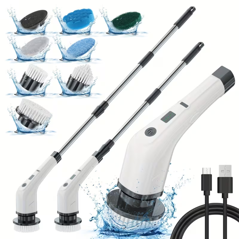 7 In 1 Cordless Electric Spin Scrubber