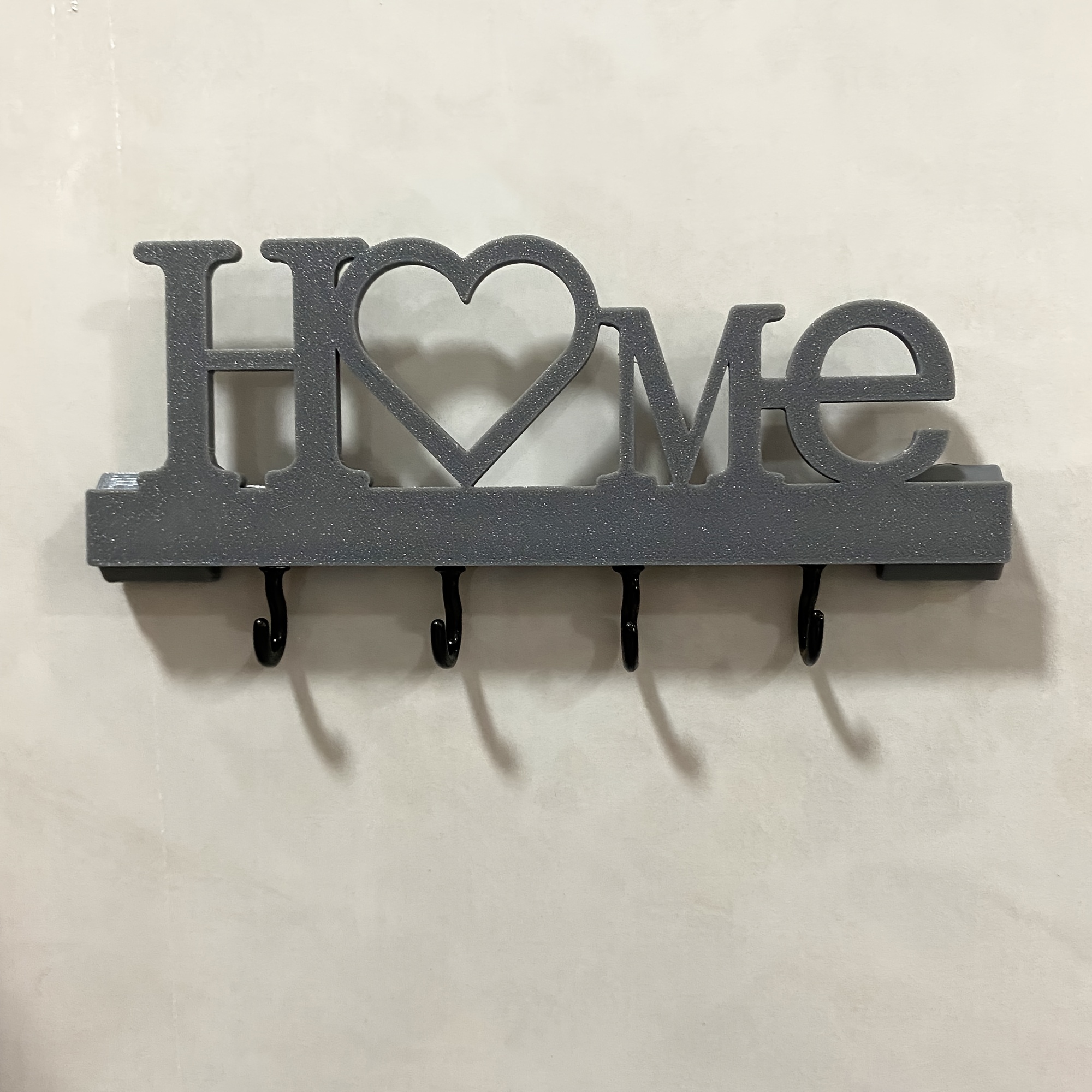Wall Mounted Key Holder With Hooks