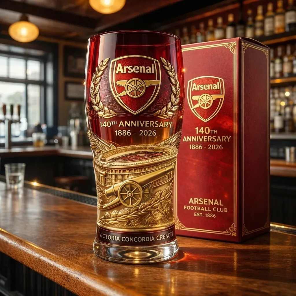 Heritage Anniversary Football Club Tankard Glass