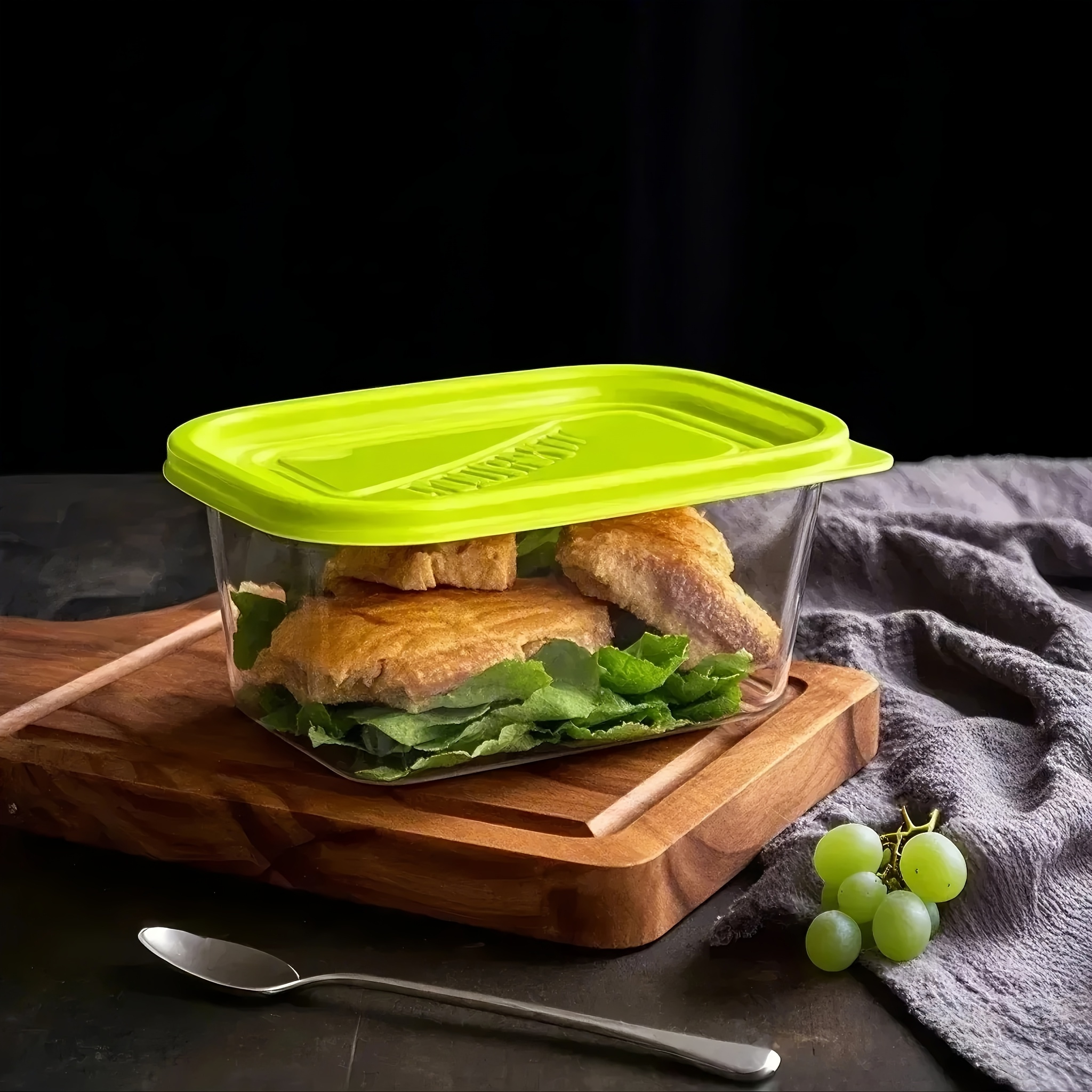 Set of 20 Stackable Food Storage Boxes with Lids