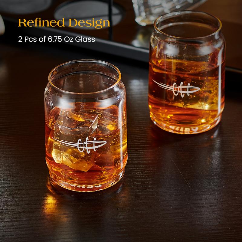 Christmas Gifts for Men Dad, Kollea Whiskey Decanter Sets for Men - Gun Decanter, Detachable Magazine & 2 Bullet Shot Glasses, Liquor Dispenser for Bar, Anniversary Military Alcohol Utensils Present for Brother. Fathersdaygift