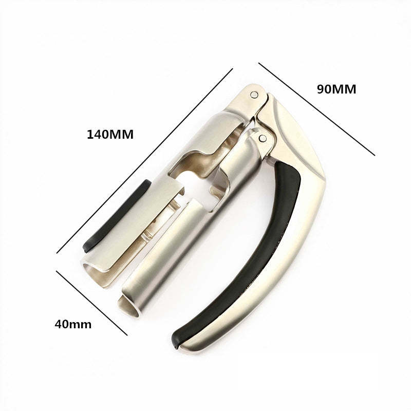 Anti-Slip Manual Champagne Bottle Opener-Wine and Whiskey Decanter