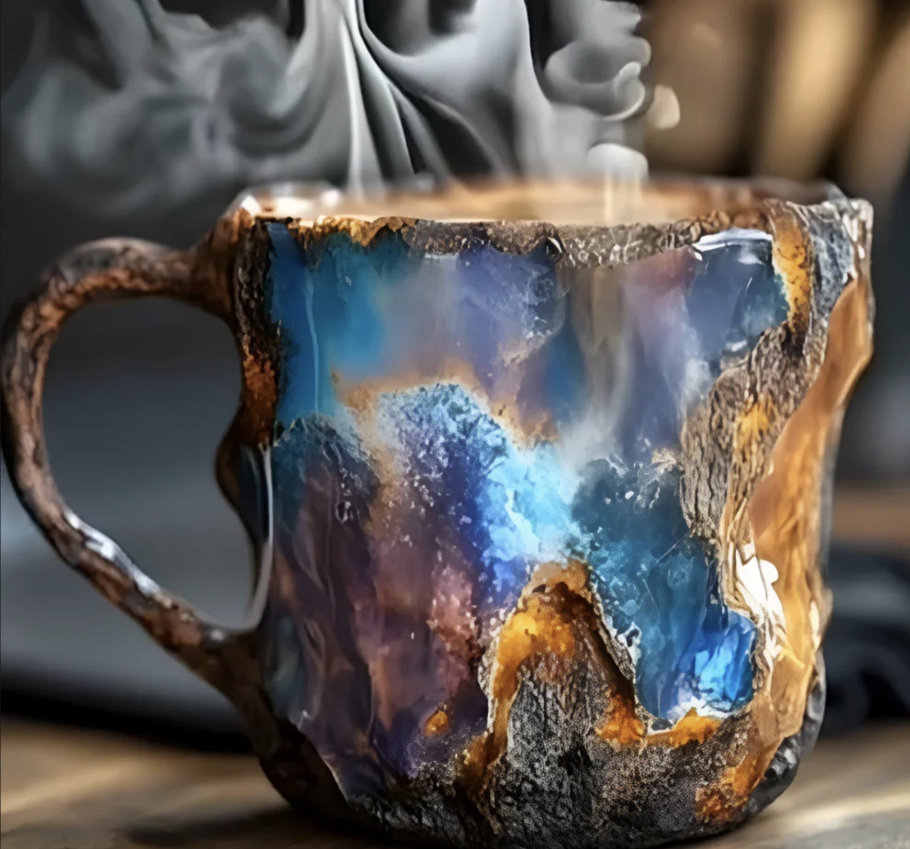 Stone Look Mug With A Natural Textured Finish-Wine and Whiskey Decanter